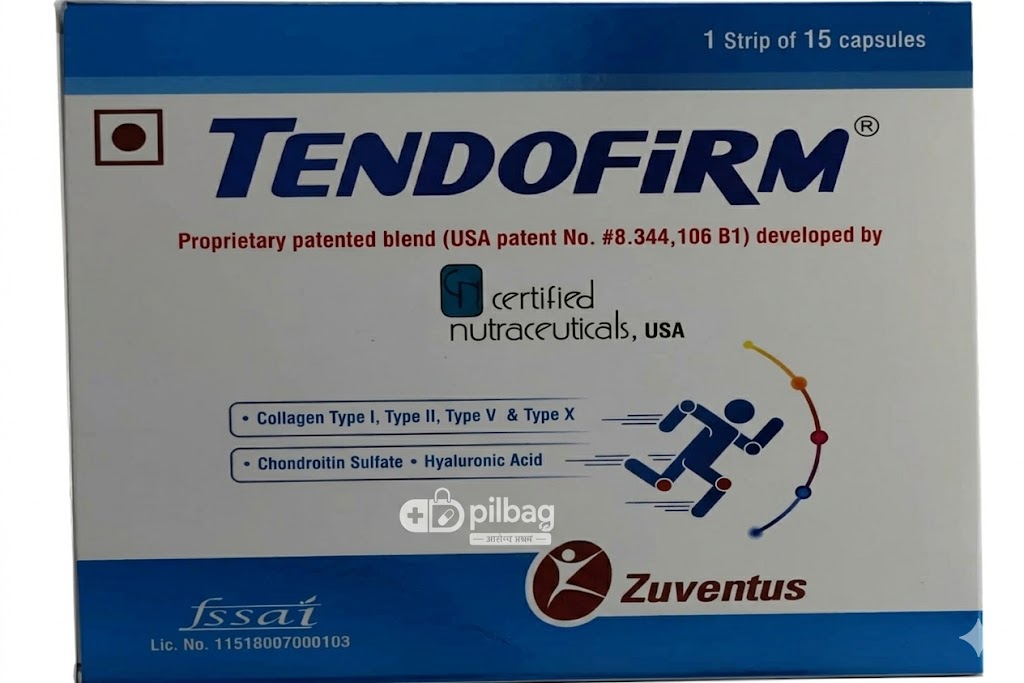 Tendofirm Capsule with Collagen, Chondroitin, Mucopolysaccharide & Hyaluronic Acid